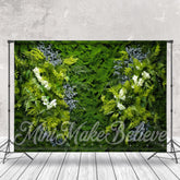 Aperturee - White Lavender Floral Greenery Spring Photo Backdrop
